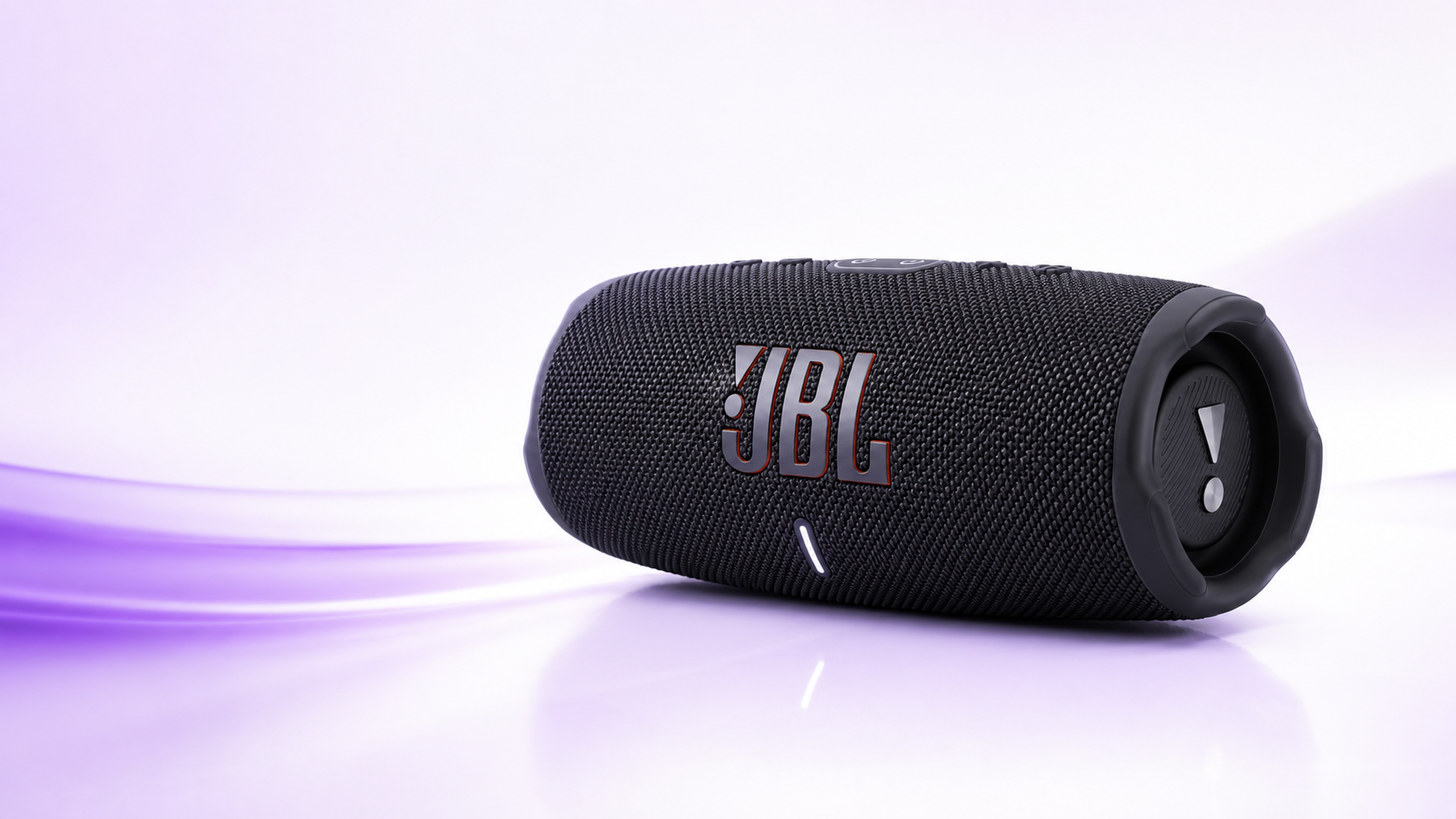Melhores produtos com caixa de som JBL premium em fundo roxo claro