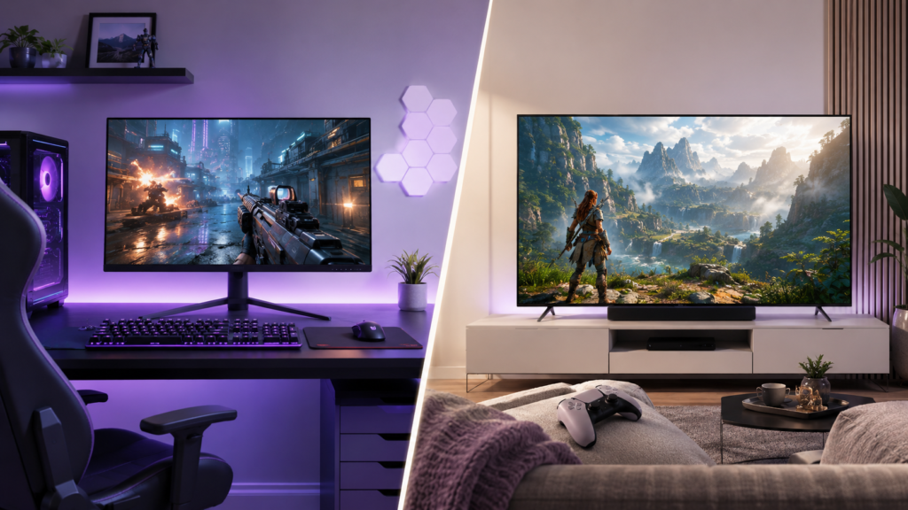 Monitor ou TV para Jogos: Qual é o Melhor? - guia para comprar melhor