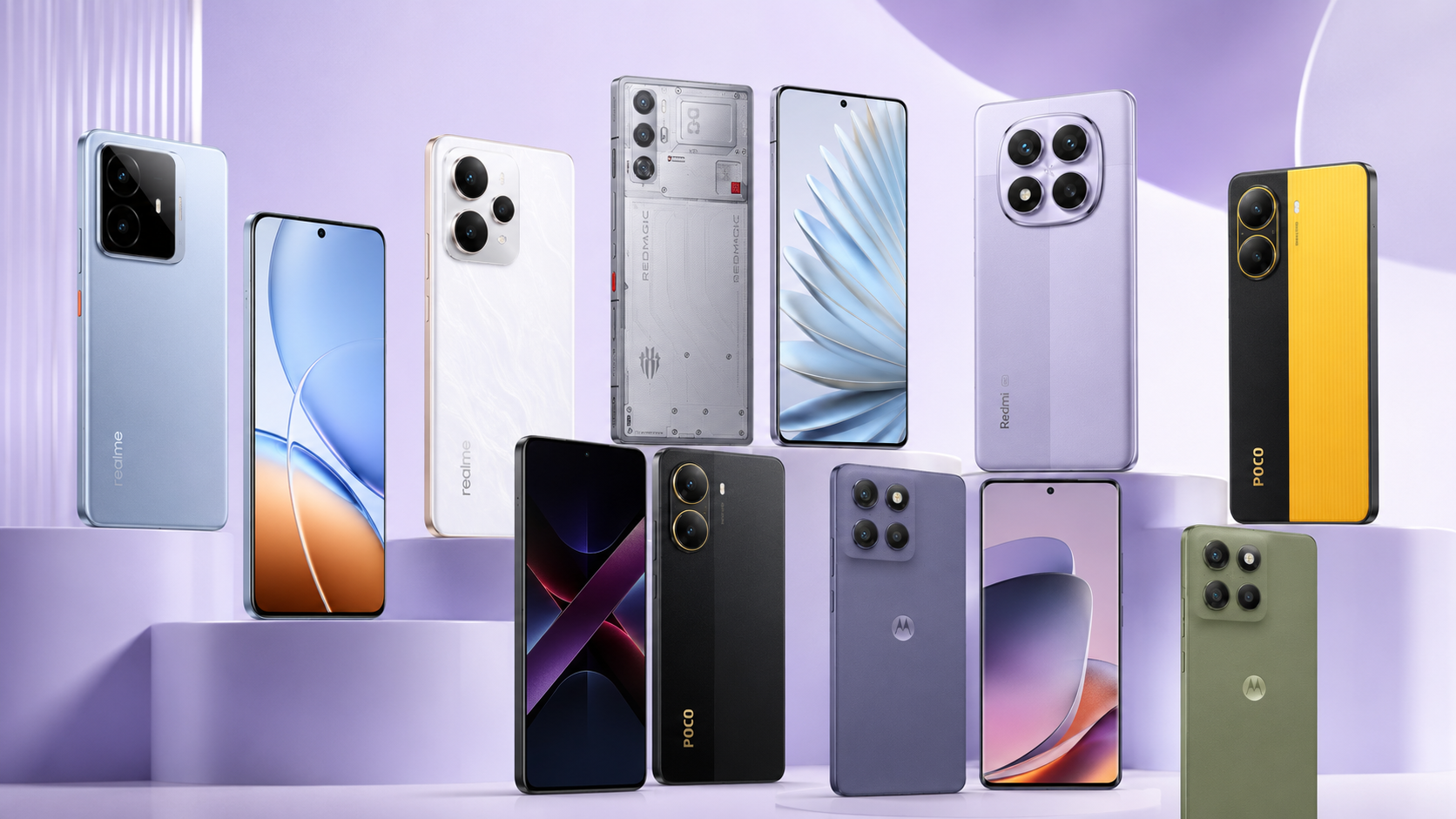 Melhores celulares para bateria em 2026 com modelos Realme Redmi POCO Motorola e RedMagic