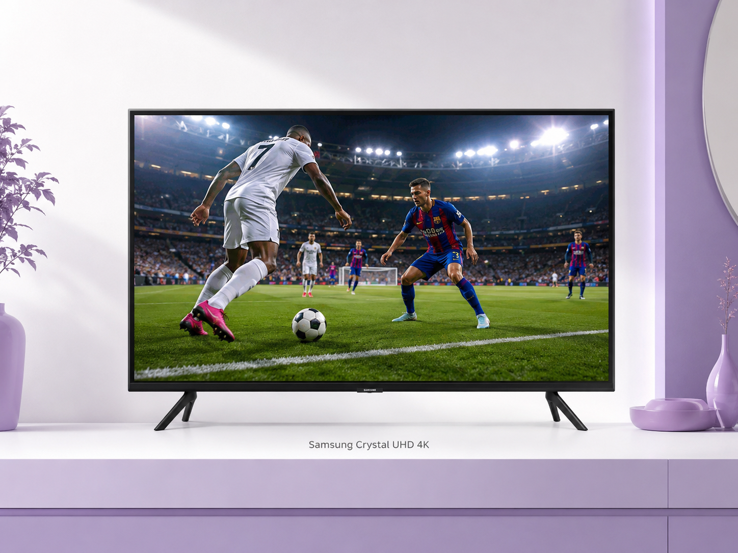 Samsung Crystal UHD 4K como TV para assistir jogos economizando