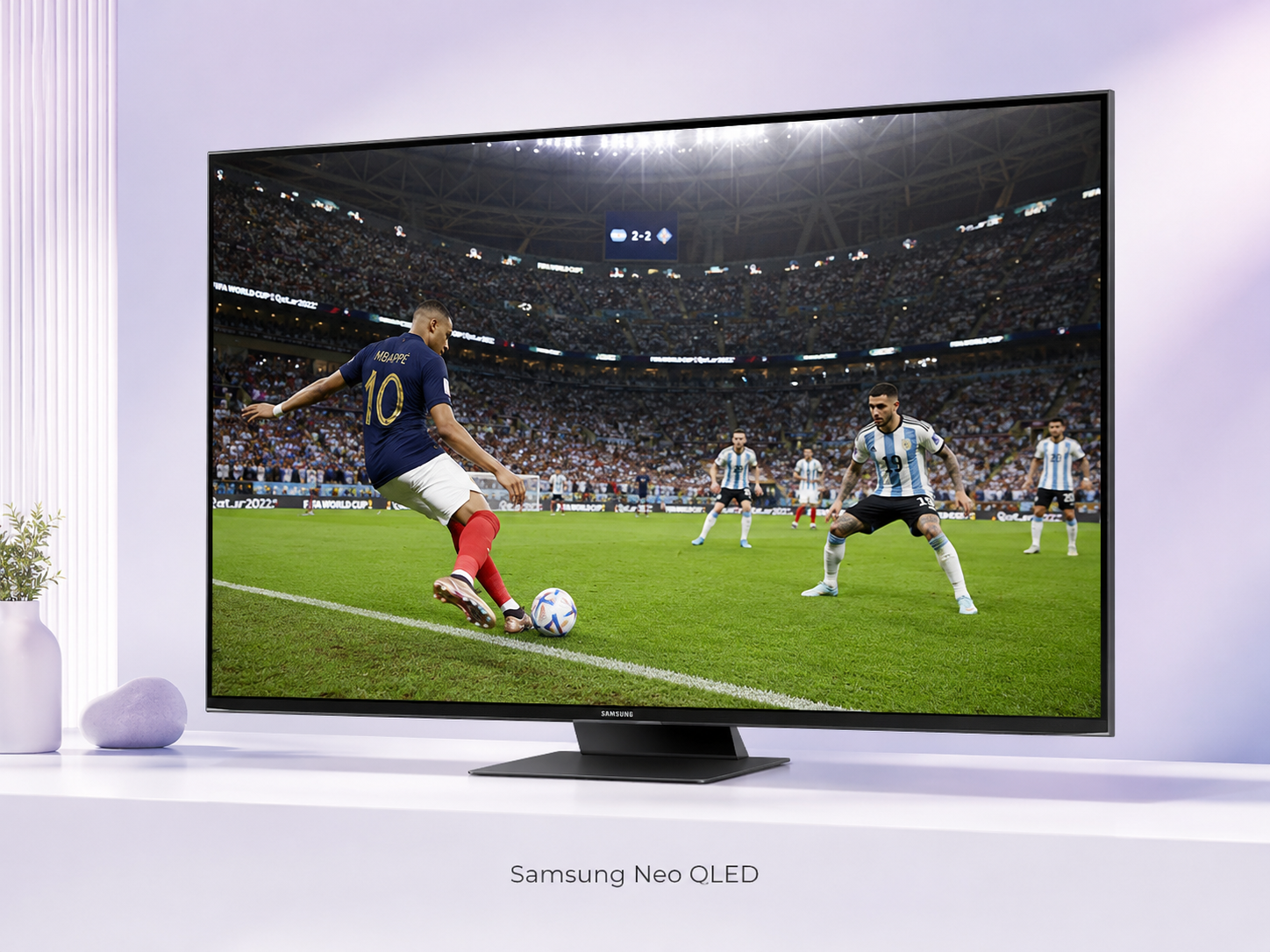Samsung Neo QLED como TV para assistir jogos em sala clara